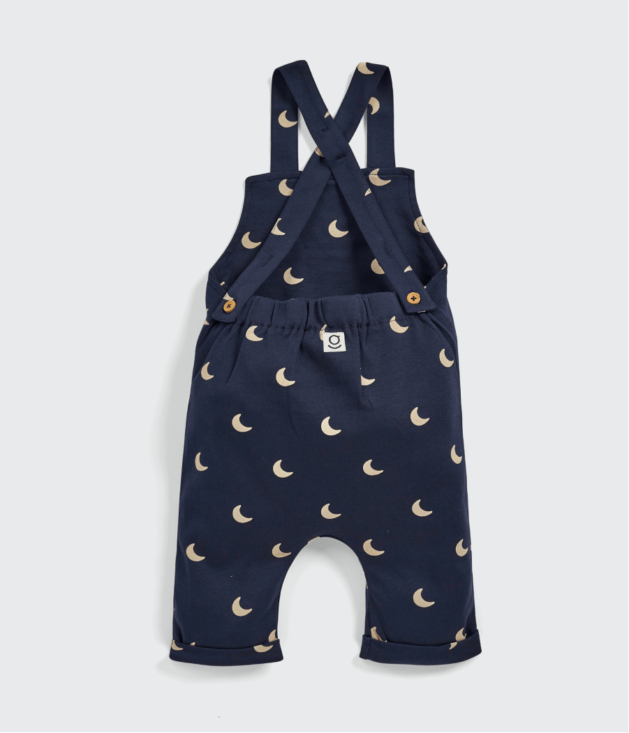 Dungaree set check navy and red - Baby BOYS 3-36 MONTHS | Ackermans